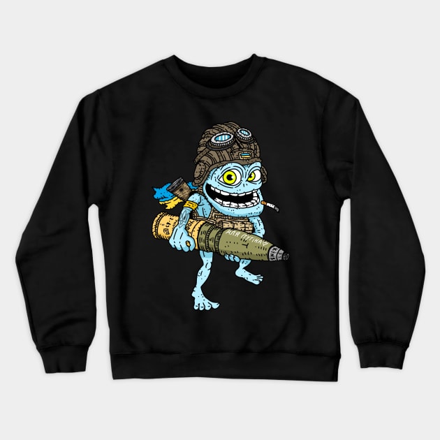 Ukrainian frog. Crewneck Sweatshirt by JJadx